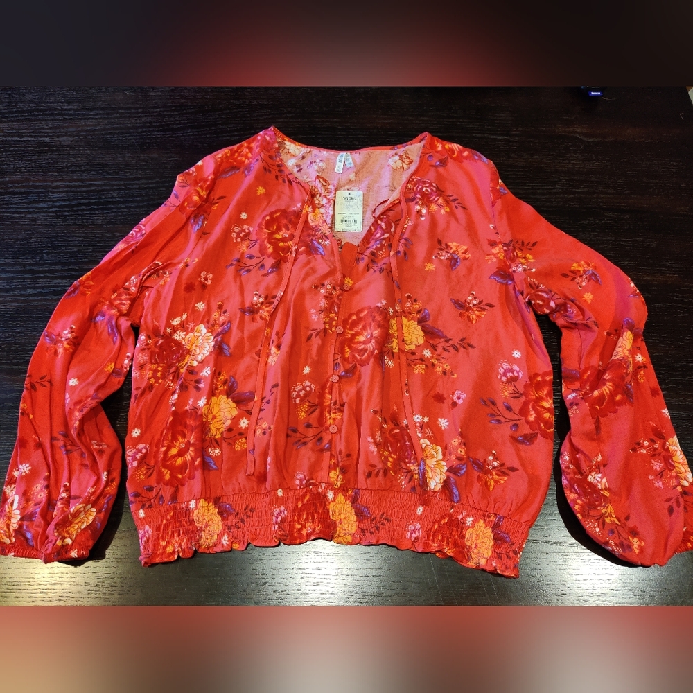 NWT Mudd Women's Blouse Size XL